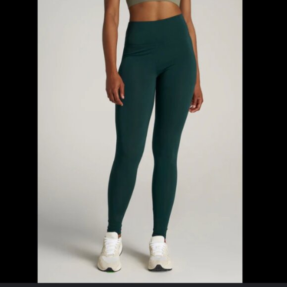 American Tall Soft Teal Green Leggings Size Medium Tall - Picture 1 of 6